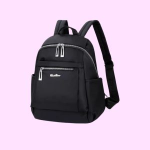 Nylon Durable Waterproof Backpack (Black)